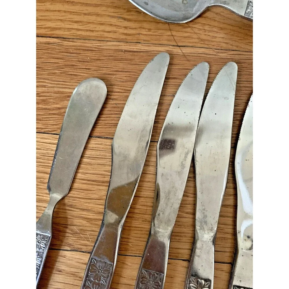MCM Riviera Torino Stainless Steel Flatware Set 12 pcs, Japan – Knives & Spoons